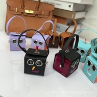 Beg Robot Mini Baharu Loket Tema Halloween Beg Kecil Kanak-Kanak Beg Fon Telinga Comel Hiasan Gantun