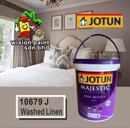 10679J WASHED LINEN   1L / 5L / JOTUN MAJESTIC TRUE BEAUTY ( MATT ) - INTERIOR PAINT /   Cat Rumah D