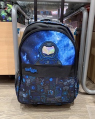 เป้ล้อลากมีไฟ Smiggle Light up Trolly backpack- Bright - อวกาศ