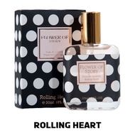 (ORI)_Flower of Story ROLLING HEART Lady Perfume Fragrance 30ml Minyak Wangi Gift Tiktok Viral