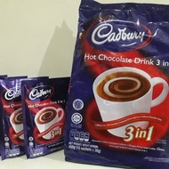 [Ready Stock] HALAL Cadbury Hot Chocolate coklat minimum drink (3 in 1) Daily milk powder serbuk milo 15 pack x 30g