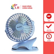 Quạt kẹp mini để bàn Yoobao 2500mAh/6400mAh Y-F04 - Hàng chính hãng - 3 chế độ quạt thân quạt xoay c