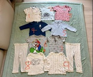 <全要$100> Kingkow / Mothercare / Primark / Gap bb衫 短tee 薄長袖 睡衣 Baby clothes 18-24M 90cm