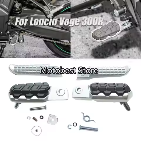 For LONCIN VOGE 300R LX300-6A 300RR LX300 LX300AC LX300GS-B Motorcycle Front Rear Footrest Foot Rest