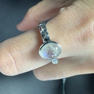 月光石錘紋戒指