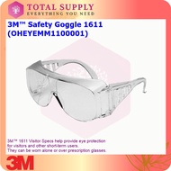 1611 3M™ Safety Goggle (OHEYEMM1100001) UV PROTECTION EYEWEAR EYE GLASSES FOR WORKPLACE AND PLANT