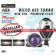 Projector Biled Turbo Aes 3 Inch Bluefirm Dual Chip Led 55 W