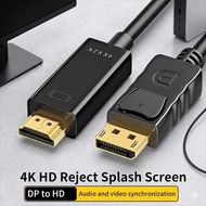 DP DisplayPort to HDMI Adapter 1.8m Cable 4K 1080P for PC TV Monitor  Kabel Penyesuai DP DisplayPort