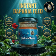 Aquarium Instant Daphnia Magna Makanan Ikan Kutu Air Guppy Betta Channa Fish Food