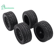 4Pcs Rubber Tires Tyre Wheel for SG1603 SG1604 SG 1603 UDIRC UD1601 UD1602 UD1603 UD1604 1/16 RC Car