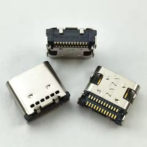 5-100pcs Type C Micro USB Connector C 3.1 Female Jack 24pin Power Socket Charge Charging Dock Port P
