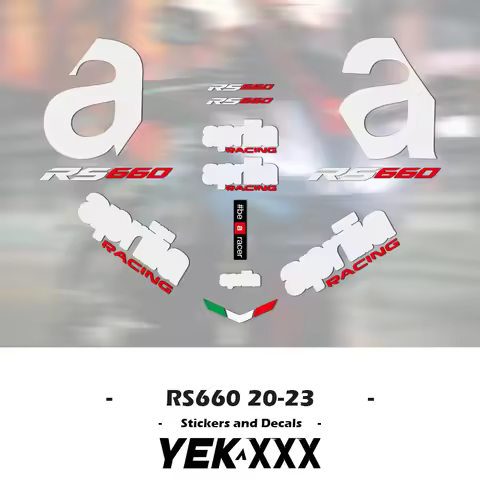 Motorcycle Accessories Fairing Sticker Full Vehicle Waterproof Reflective Sticker Kit For Aprilia RS