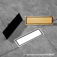 Taoyuan Ready Stock-304 Stainless Steel Floor Drain Embedded Brick Deodorant Black Hotel Balcony Thi
