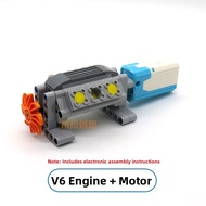 Small Particle Assembly Engine Building Blocks Technology Mechanical Power Model V4 V6 V8 V12 V16 Cy