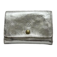 Il Bisonte Wallet Silver leather Direct from Japan Secondhand