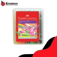 Faber-Castell Twist Crayon set 24 - Faber Castell Twist Crayon Crayons for Kids