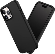 RHINOSHIELD Case Compatible with [iPhone 14 Pro Max] | SolidSuit - Shock Absorbent Slim Design Protective Cover with Premium Matte Finish 3.5M / 11ft Drop Protection - Classic Black