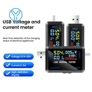 YoHi DC 4.5~36V Multi-function Digital Display Voltage Current Capacity Tester USB+Type-C Interface 