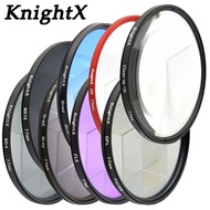 KnightX 49MM 52MM 55MM 58MM 62MM 67MM 72 77MM nd filter for Canon eos 7d 60d camera Nikon d3300 d510