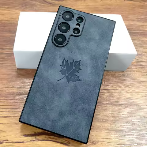 Retra Leather Case For Samsung Galaxy S25 S24 S23 S22 S21 Ultra Plus FE Note 20 A55 A15 A54 A52 A53 