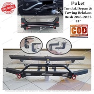 PAKET BUMPER DEPAN BELAKANG BESI RUSH 2018-2023 Car