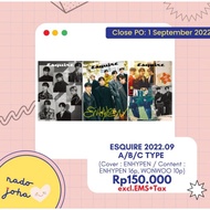 ESQUIRE Korea Magazine September 2022 (ENHYPEN, Seventeen WONWOO)