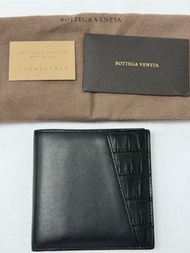 Bottega Veneta 鱷魚皮銀包