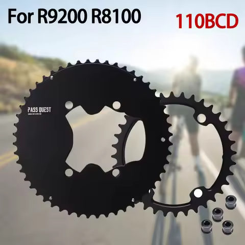 110 Bcd Chainring For Shimano Ultegra R8100 Dura Ace R9200 Aero Double Road Bike Plate 12 Speed Chai