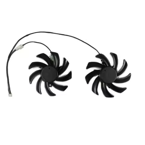 GPU Cards Cooler,2Pcs/Set T129215SH,T129215BU,For PowerColor RX6700XT 12GB RX5700 8G R9 380X,For Kur