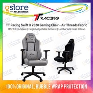 TTRacing SWIFT X 2020 Air Threads Fabric Gaming Chair With Head Pillow - 2 Years Official Warranty