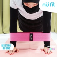 < > Nu Fit - Resistance Hip Band - Hip Resistance Band - Hip Band - Booty Band - Squat Band - Yoga H