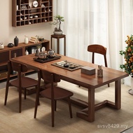 Taichung Style Solid Wood Tea Tea Negotiation Large Board Office Household Five-One Table Making Tab