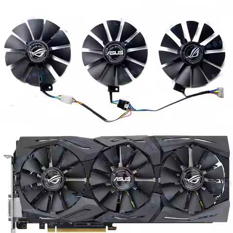 For ASUS Raptor GTX1060 1070 1080 RX570 580 480 Graphics Fan PLD09210S12HH