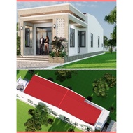 Dk153 6mx22m3 4th Level House Design Drawing with Roof Printed on A3 Paper, Full 3D Color and Beauti
