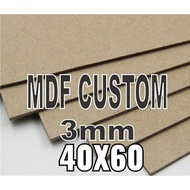 Mdf 3mm 40*60