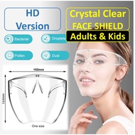 HD Full Face Shield Visor Eye Shield Hard Duty Acrylic Face Shield , Men's And Women'S Anti-Spray Protective Face shield