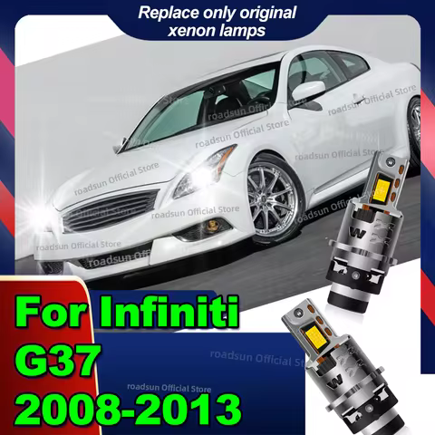 50000Lm Canbus Car LED Headlight Bulbs 1:1 Xenon Lamp Upgrade For Infiniti G37 2008 2009 2010 2011 2