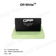 Off-White กระเป๋าสตางค์ รุ่น Long Wallet Black White Code: OWNC011R204230731001