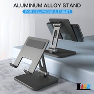 Metal Tablet Stand Desktop Holder Aluminum Alloy For ipad Mobile Phone Adjustable Universal Non-Slip Foldable Tablet Mount Stand Bracket