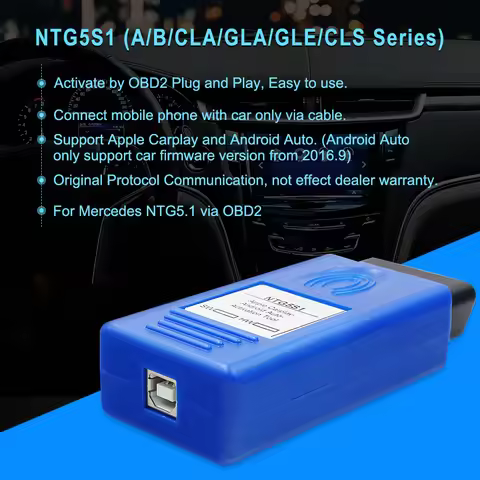 CarPlay NTG5S1 for Apple Android Auto NTG5S1 Activation Tool for Mercedes for Benz NTG5 S1 NTG5S1