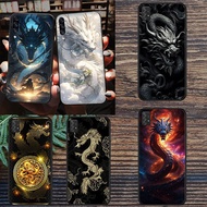 soft black Redmi 8 8A 9 9A 9C 9T 9C NFC S2 10 K50 K50 pro A2 dragon phone case