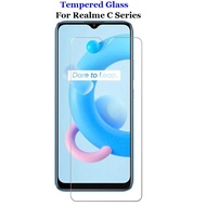 For Realme C25 C25Y C25s C20 C20A C21 C21Y C11 C12 C3 C3i C15 Qualcomm Lite Clear Tempered Glass 9H 