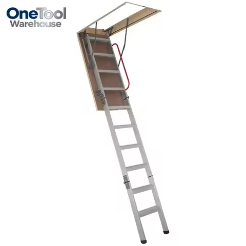 Luxury aluminum folding loft ladder