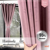 MagicMaterial | Langsir HarmofyRose Pink  Langsir Blackout Langsir Murah Siap jahit untuk tingkap, b