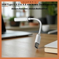 USB Type C 3.1 to 3.5mm Audio Jack Converter 10.5cm - L41