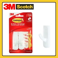 3M Command Medium Utility Hooks 17001ANZ 2 hooks, 4 strips