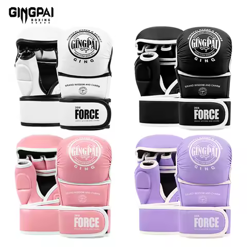 Half Finger Boxing Gloves Thickened Training Gloves MMA Gloves Fight Gloves Boxing Training Accessor