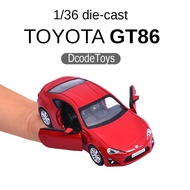 1/36 GT86 Subaru BRZ Toyota 86 collection die-cast model AE86 Trueno 1:36 Die Cast diecast Initial D
