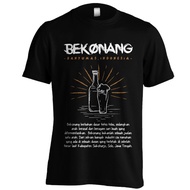 Bekonang Drink Top T-Shirt - Solo Specialty Black Navy XS - 6XL