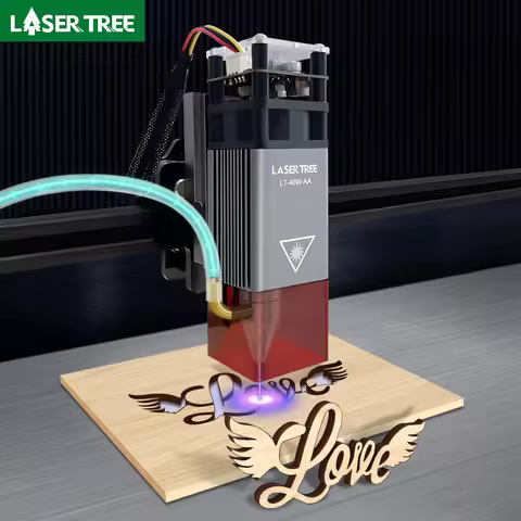 LASER TREE 4W 5W Optical Power Laser Head 450nm Blue Light TTL PWM Module For Laser Engraver Wood Cu